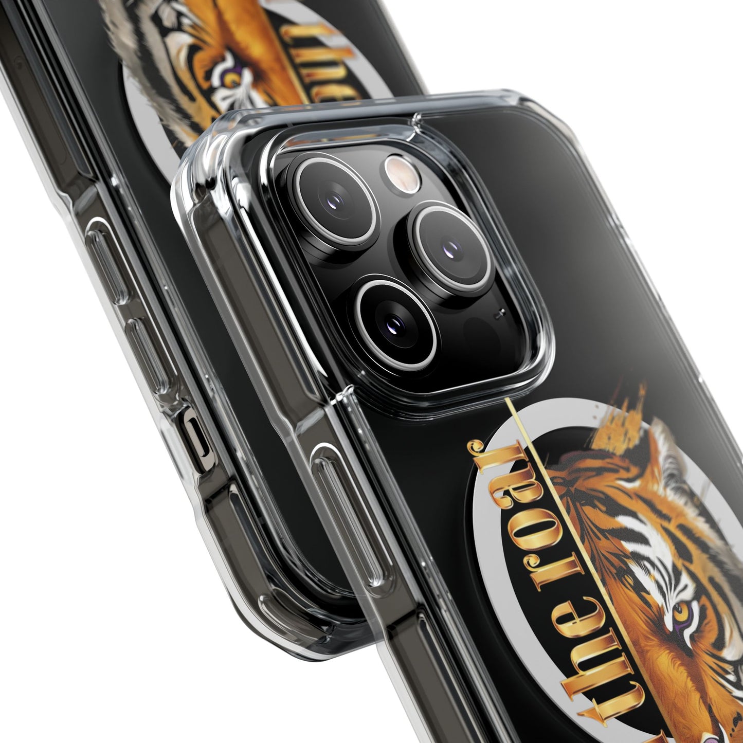 Unleash the Roar Tiger Magnetic Clear Phone Case
