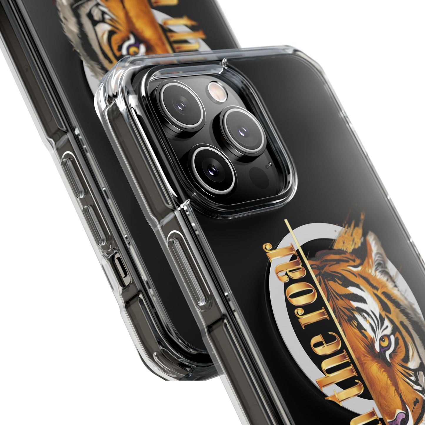 Unleash the Roar Tiger Magnetic Clear Phone Case