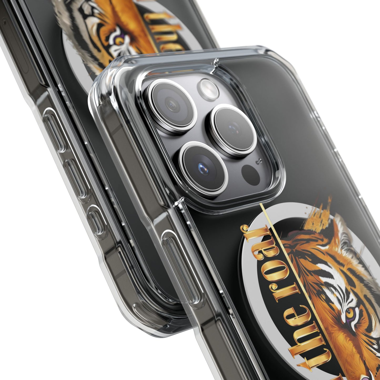 Unleash the Roar Tiger Magnetic Clear Phone Case