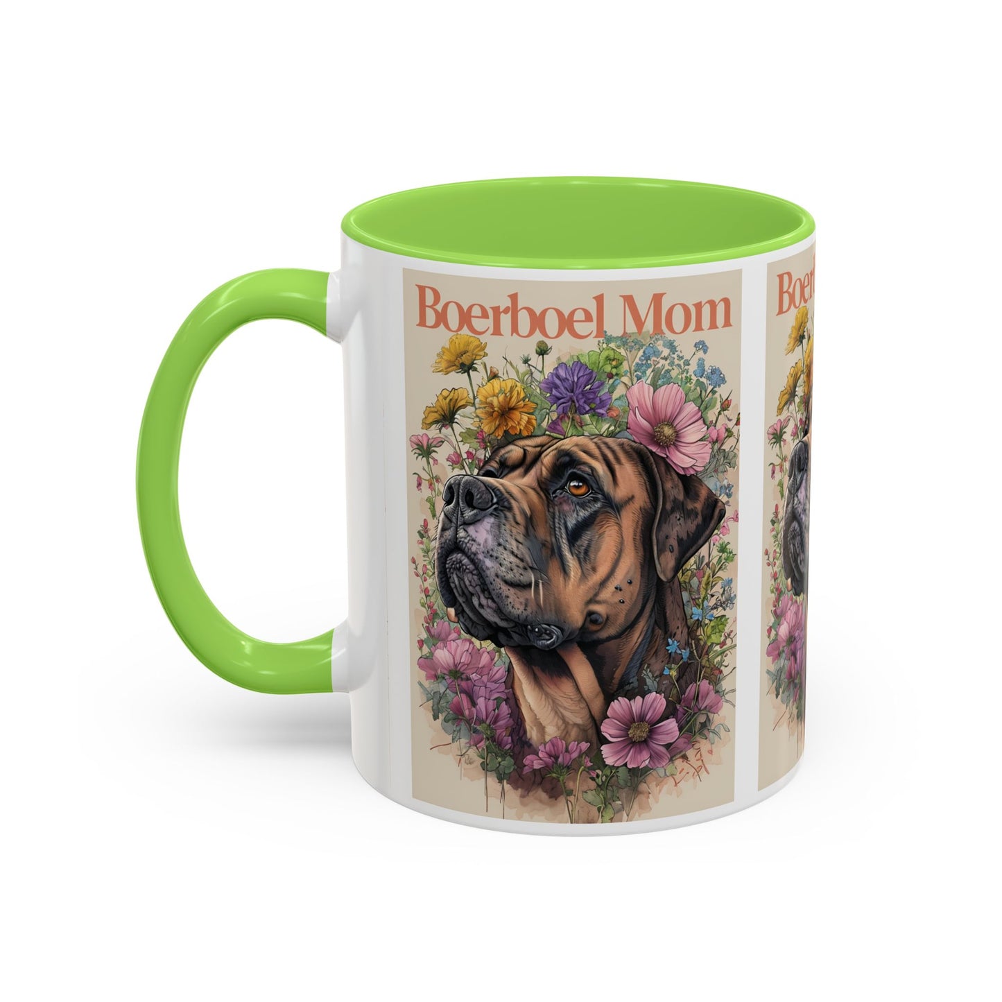 Boerboel Mom Colorful Mug - Perfect Gift for Dog Lovers
