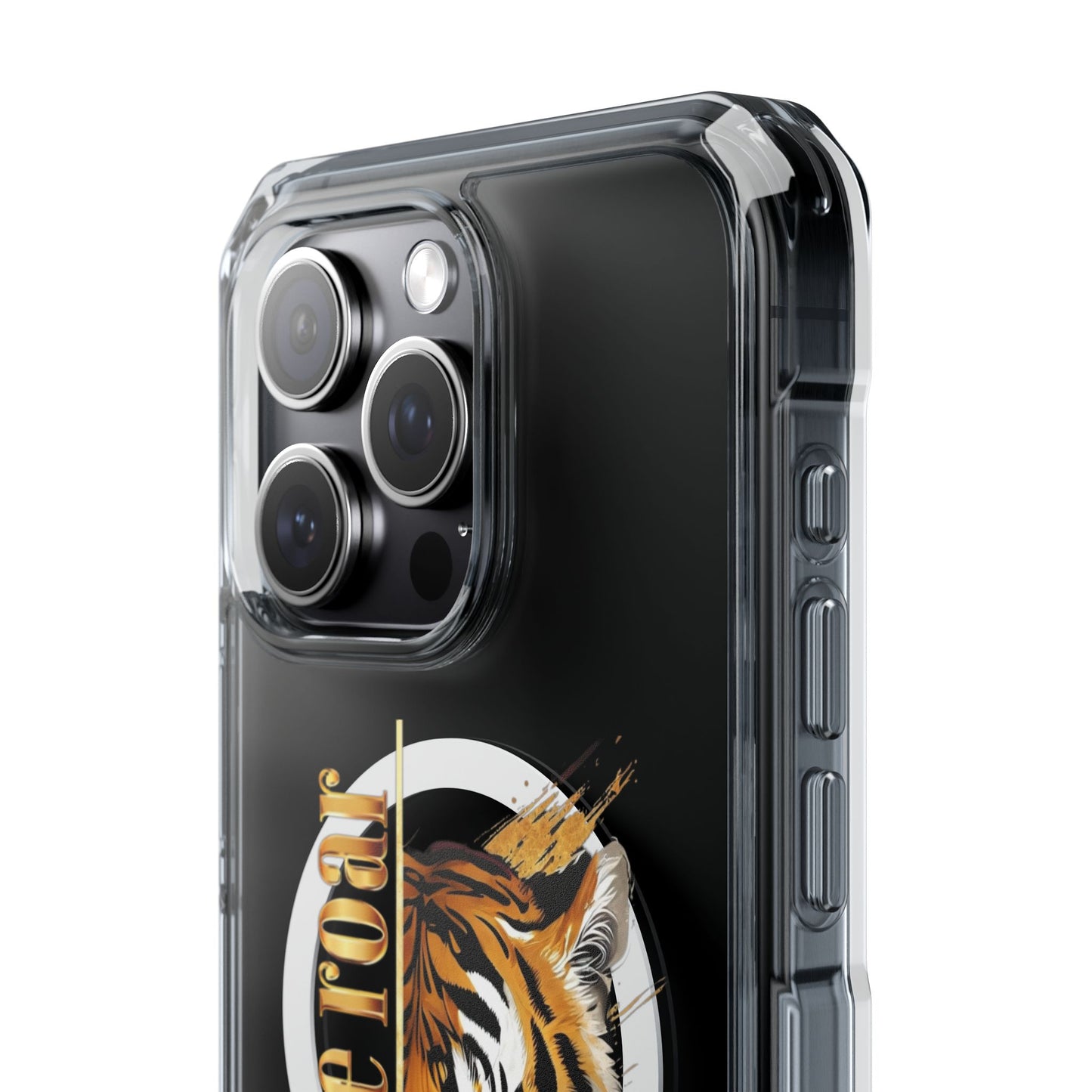 Unleash the Roar Tiger Magnetic Clear Phone Case