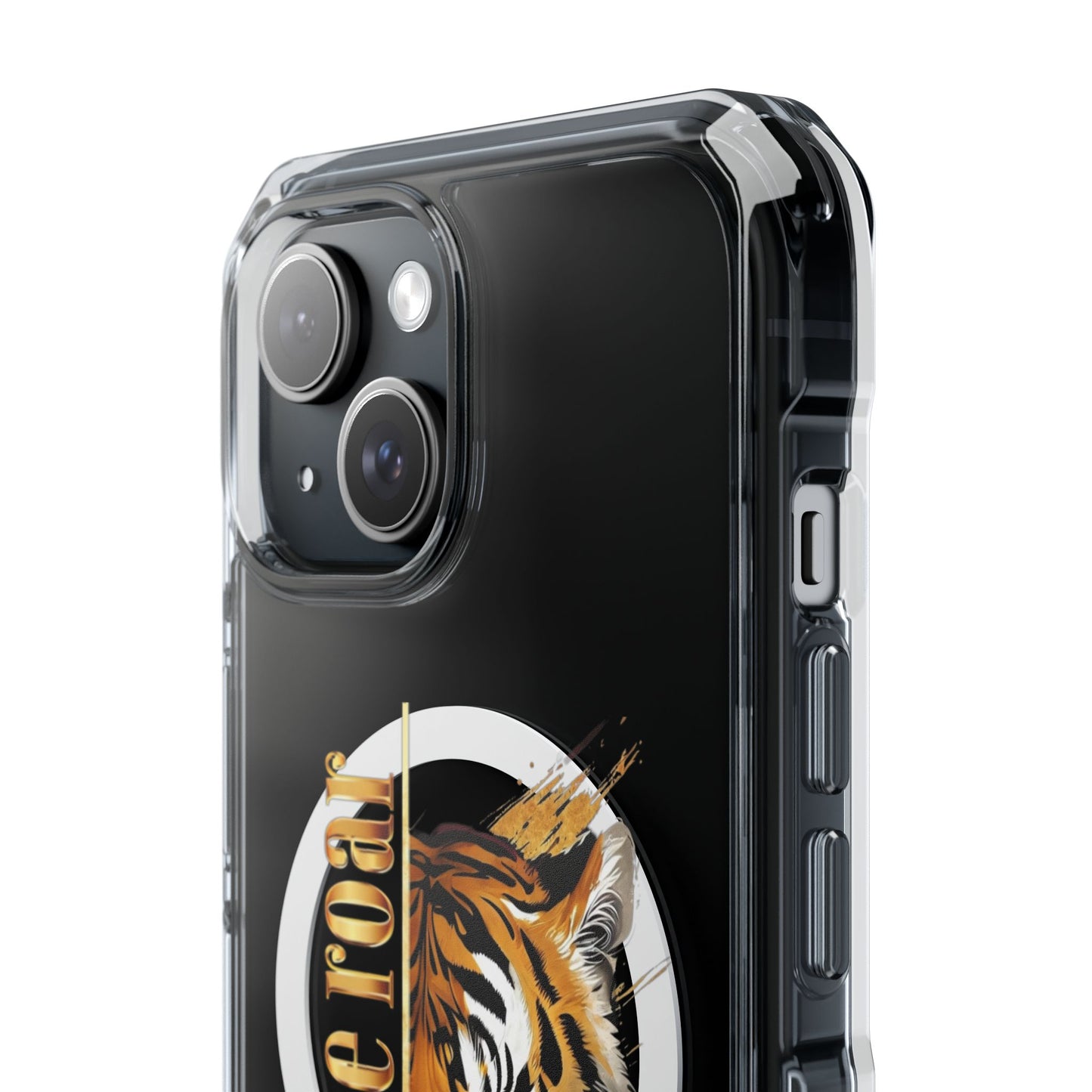 Unleash the Roar Tiger Magnetic Clear Phone Case