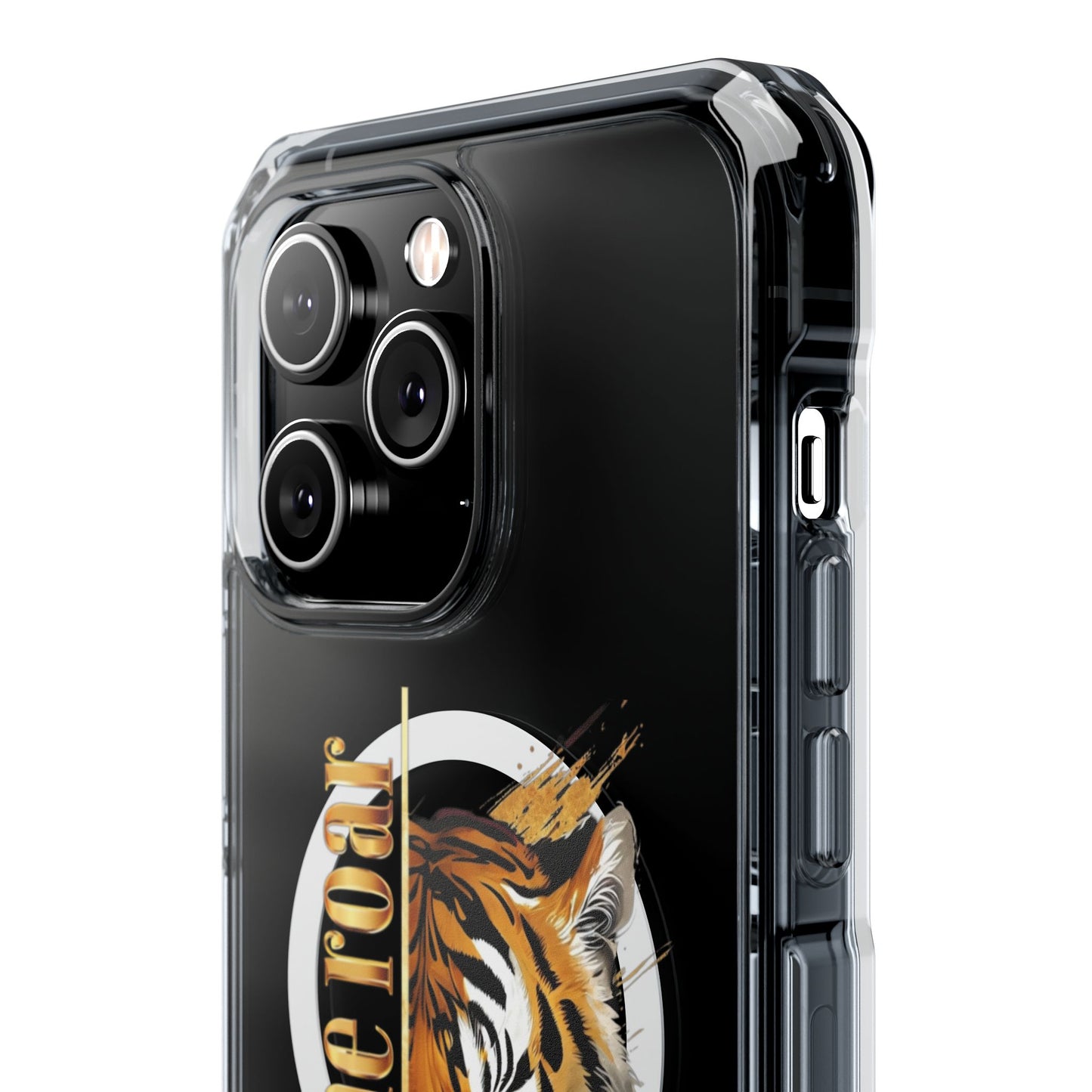 Unleash the Roar Tiger Magnetic Clear Phone Case