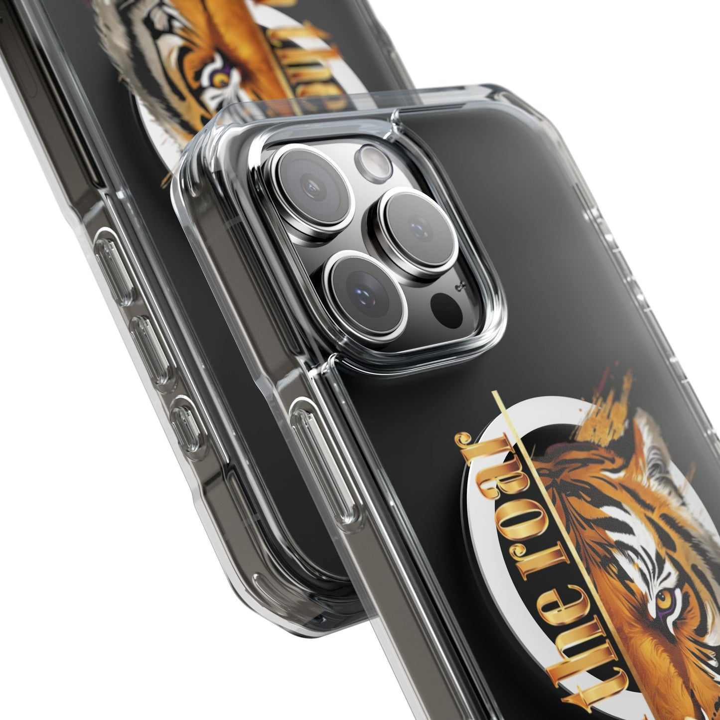 Unleash the Roar Tiger Magnetic Clear Phone Case