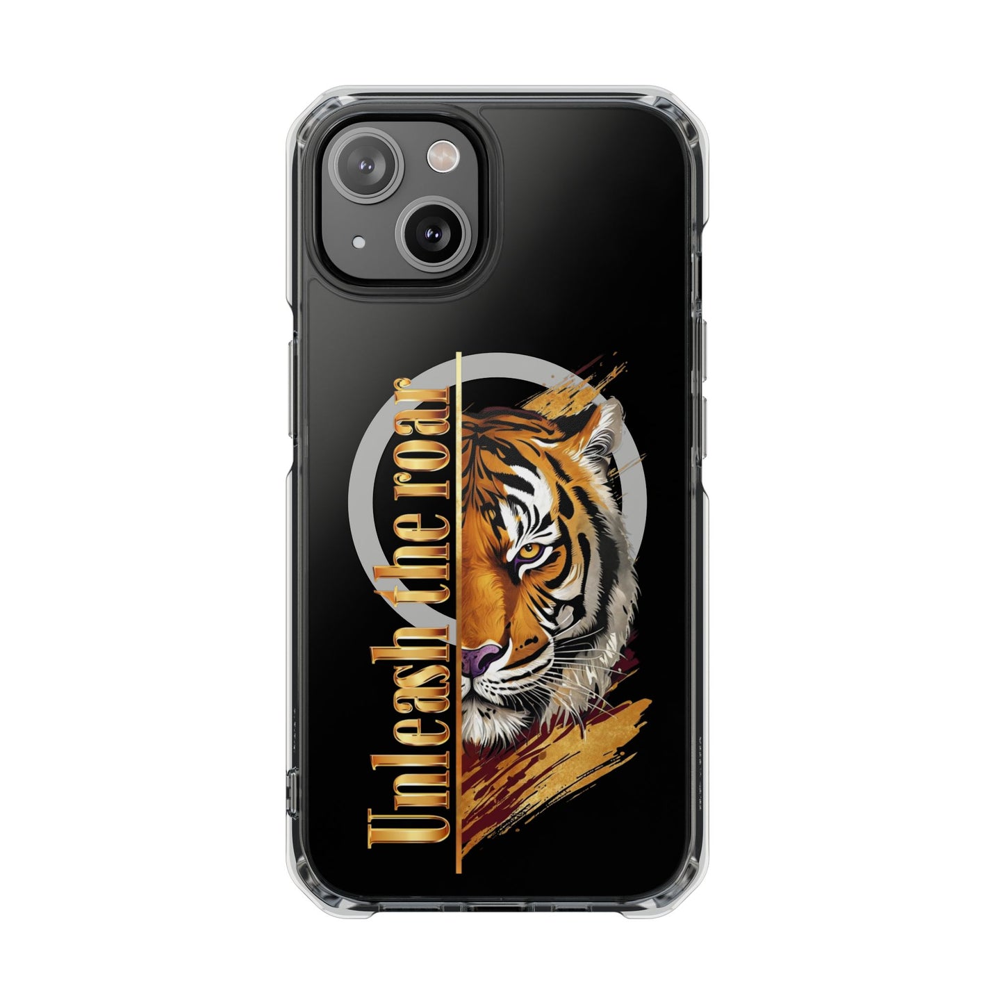 Unleash the Roar Tiger Magnetic Clear Phone Case