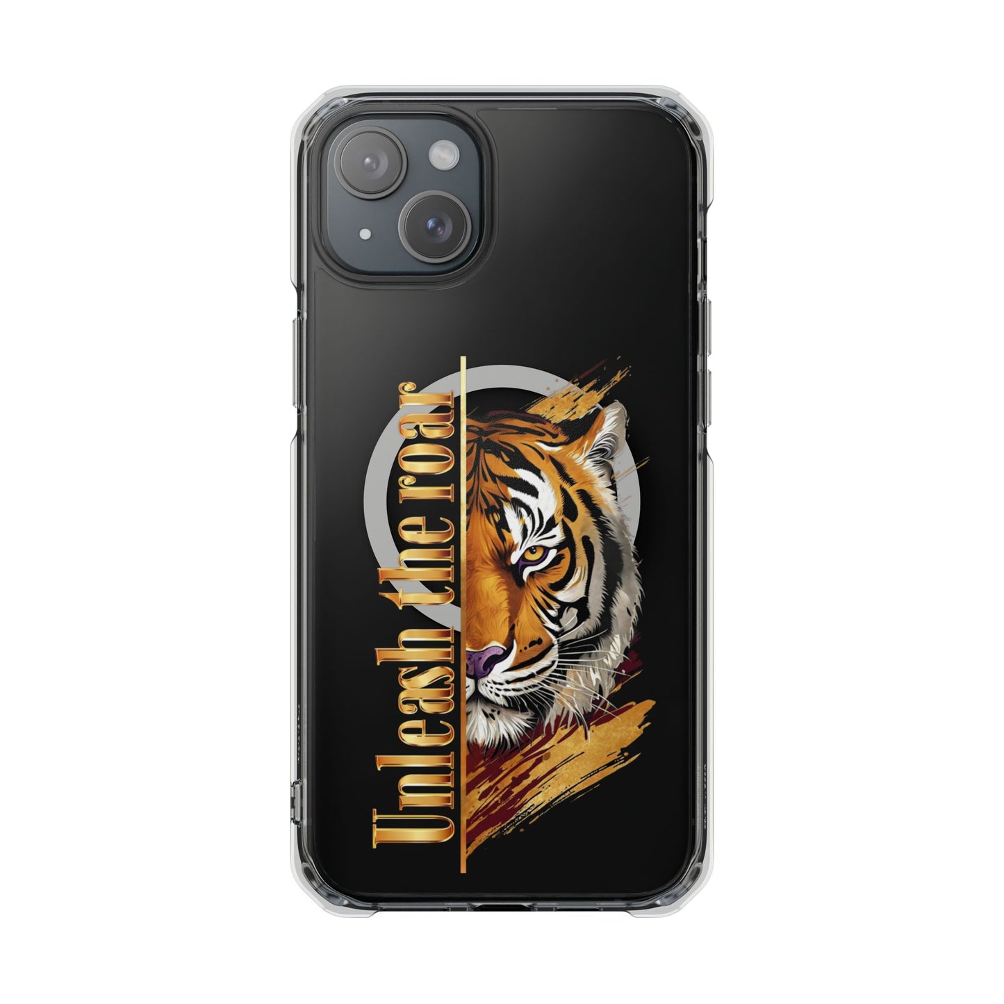 Unleash the Roar Tiger Magnetic Clear Phone Case