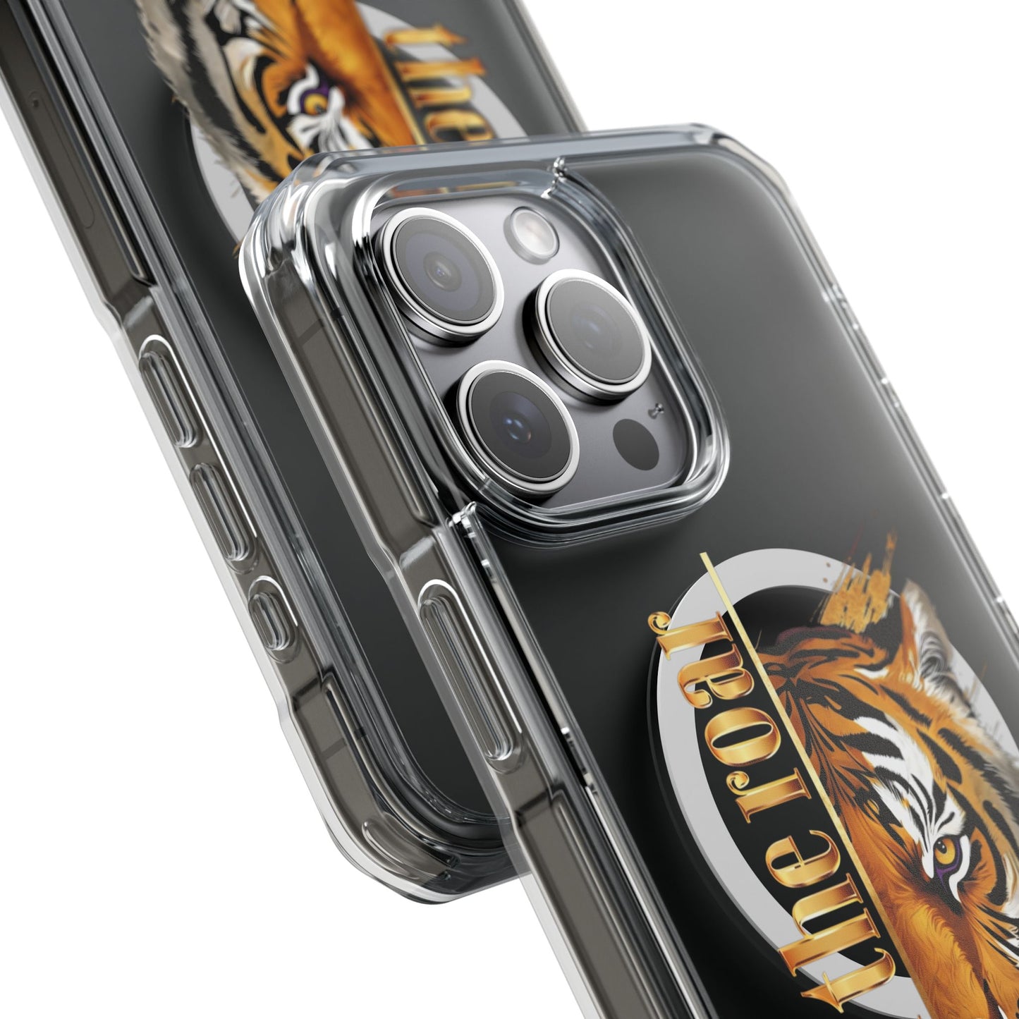 Unleash the Roar Tiger Magnetic Clear Phone Case