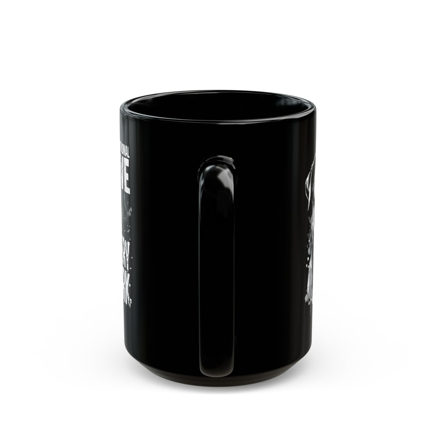 Dog Lover's Black Mug - Unconditional Love in Every Bark - 11oz & 15oz