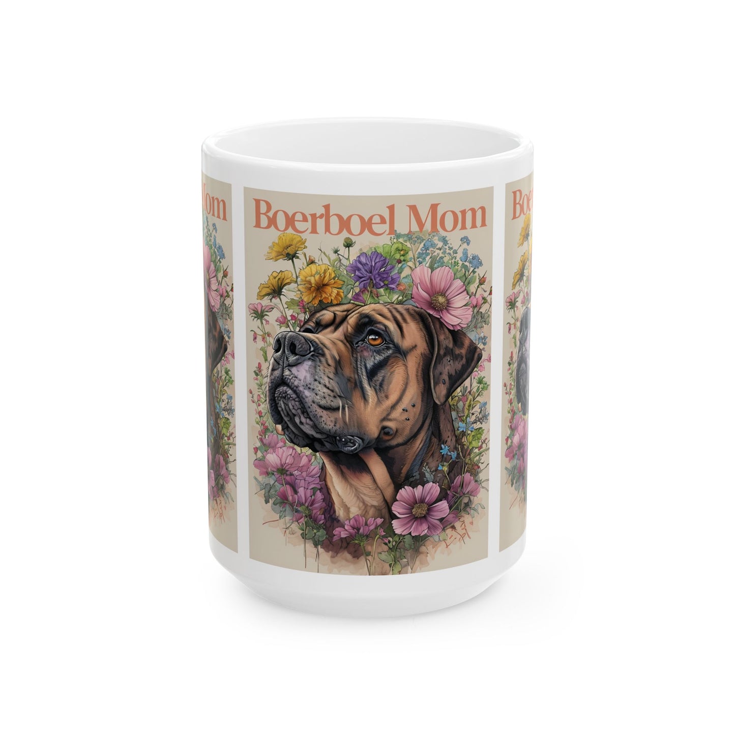 Botanical Art Ceramic Mug - 11oz & 15oz | Floral Design for Nature Lovers