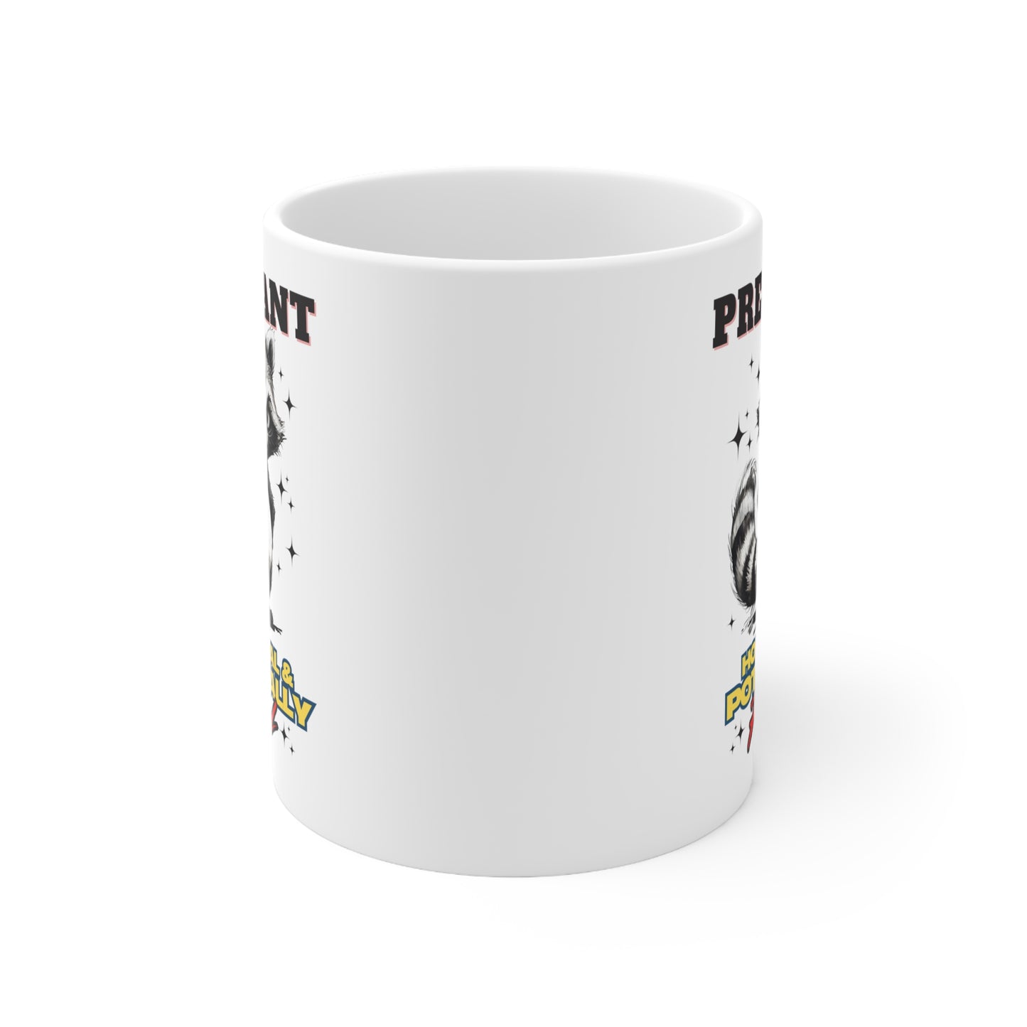 Pregnant Humor Ceramic Coffee Cups – 11oz & 15oz | Fun Gift for Expecting Moms