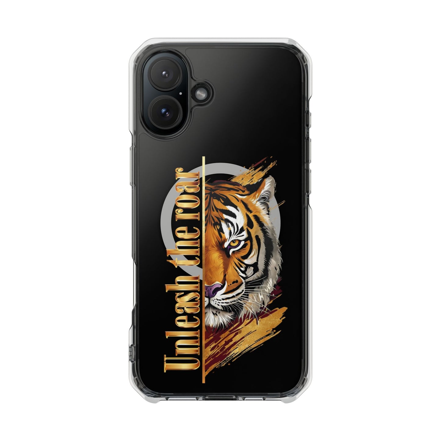 Unleash the Roar Tiger Magnetic Clear Phone Case