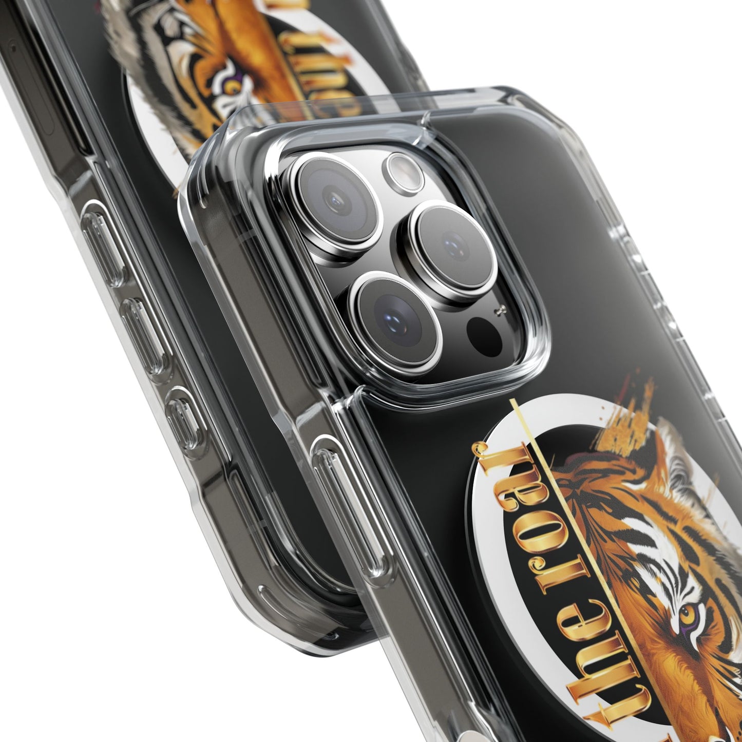 Unleash the Roar Tiger Magnetic Clear Phone Case
