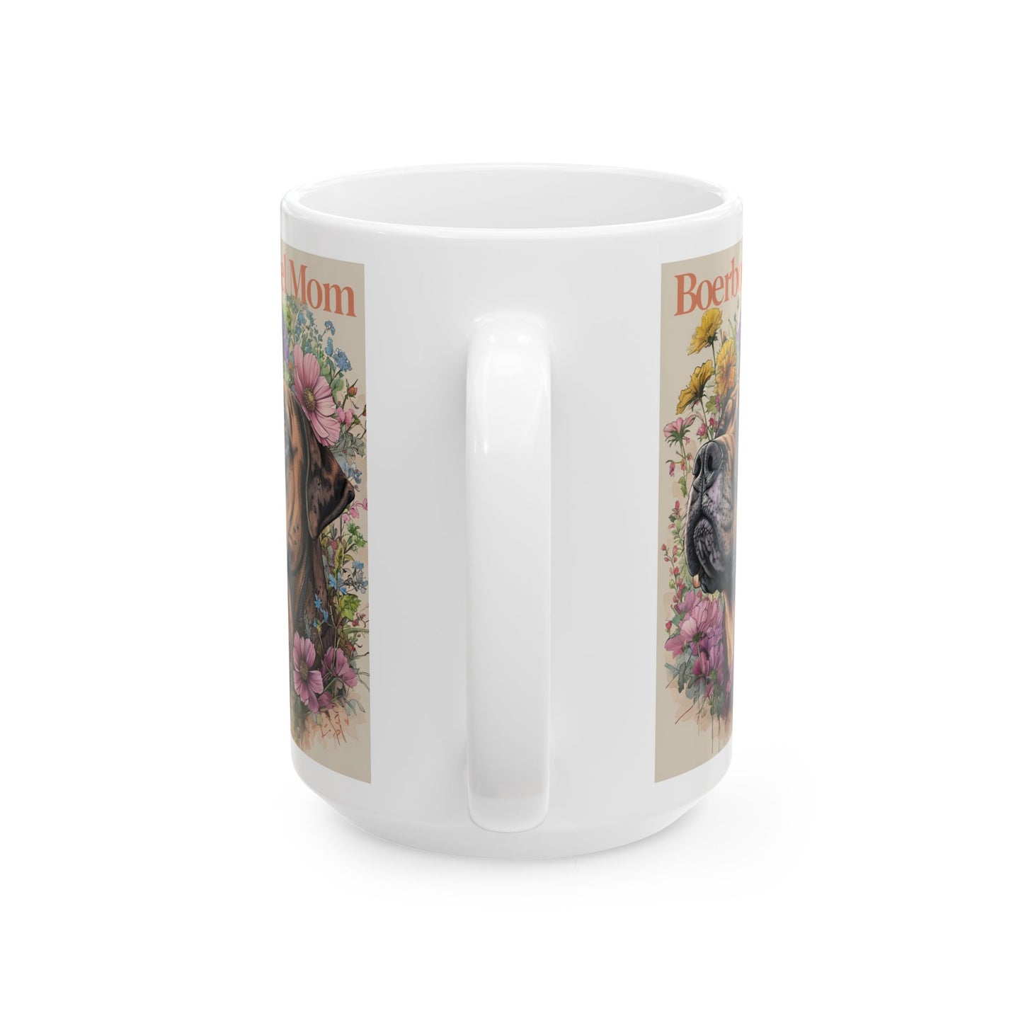 Botanical Art Ceramic Mug - 11oz & 15oz | Floral Design for Nature Lovers