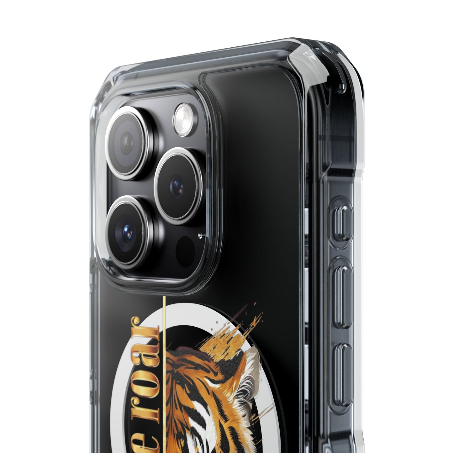 Unleash the Roar Tiger Magnetic Clear Phone Case