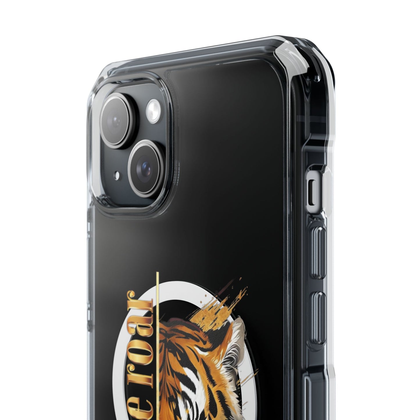 Unleash the Roar Tiger Magnetic Clear Phone Case