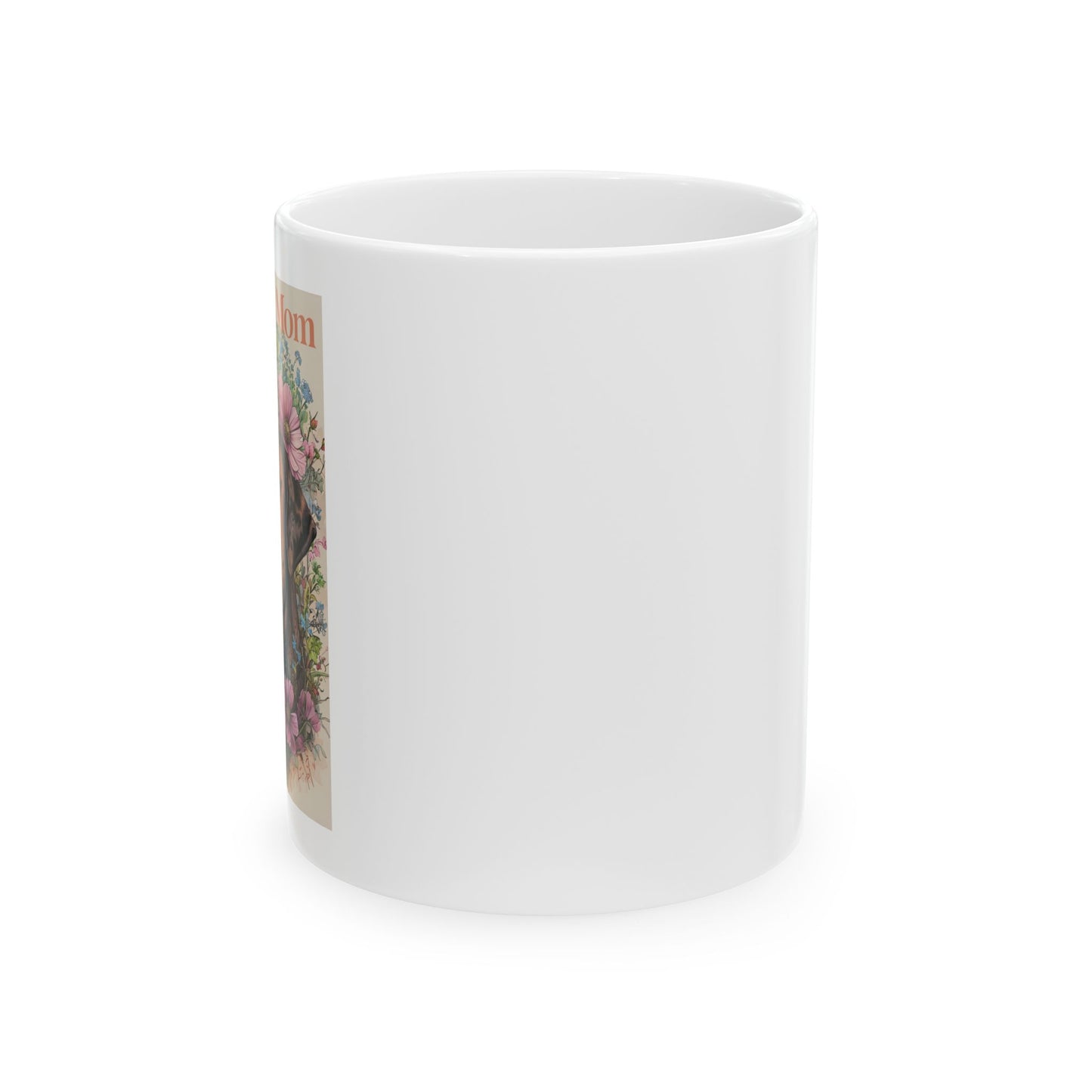 Botanical Art Ceramic Mug - 11oz & 15oz | Floral Design for Nature Lovers