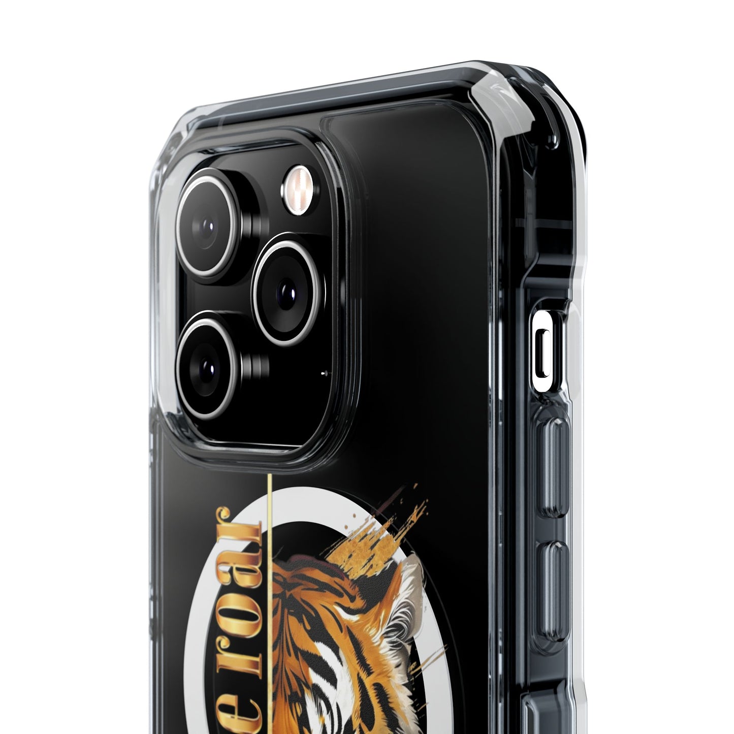 Unleash the Roar Tiger Magnetic Clear Phone Case